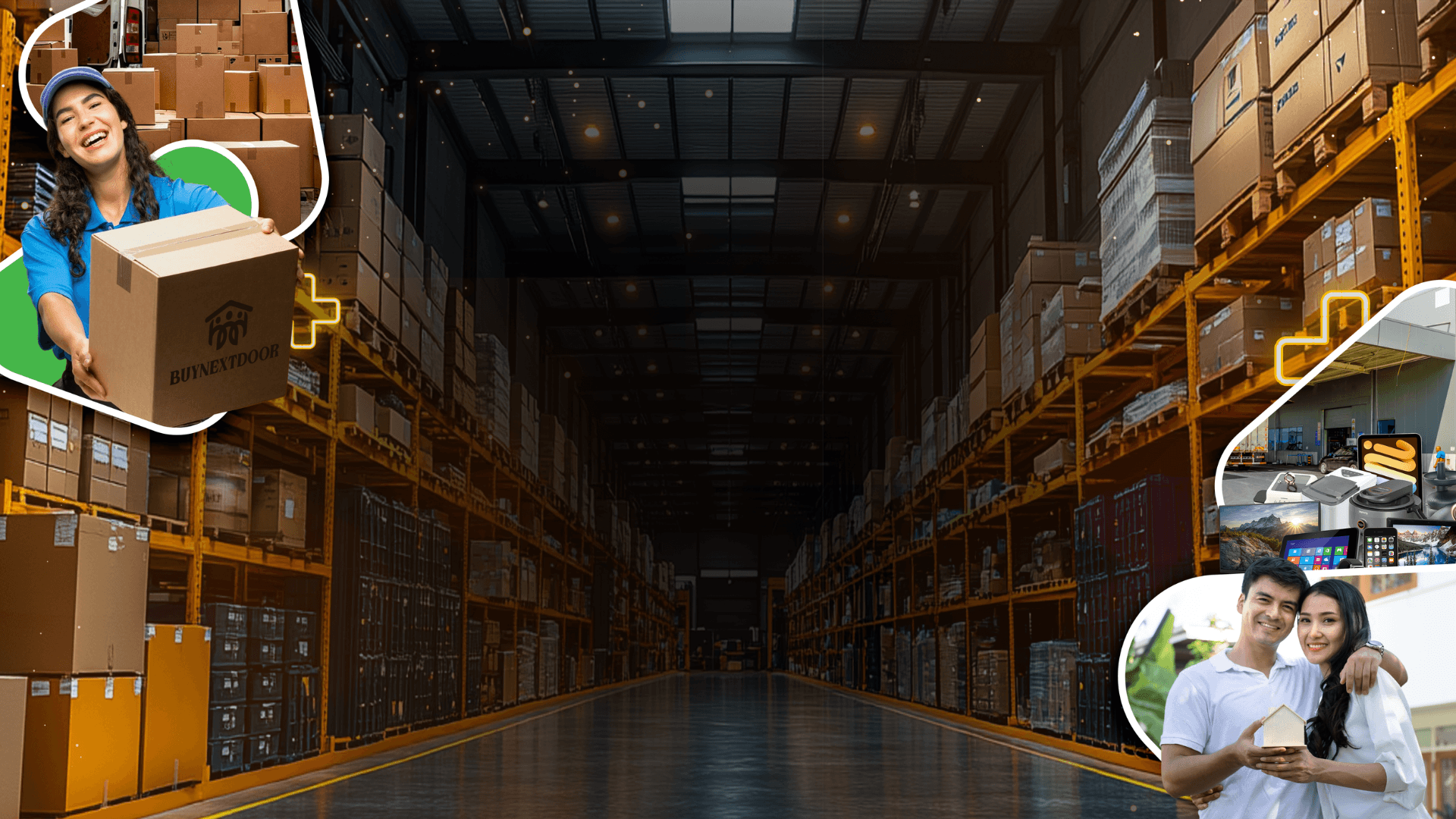 Warehouse background